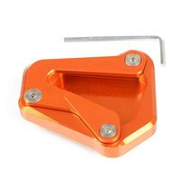 Frames & Fittings for KTM DUKE790 Duke 790 Duke 790 2017-2020 2018 2019 Motorcycle Accessories CNC Foot Side Stand Kickstand Enlarge Extension Pad - (Color: Orange and Orange)