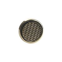 FUNEW Cigar Humidor Humidifier, Mini Round Size Humidifier with 3M Double Sided Tape for 20-80 Cigars Humidor Gold Plastic Humidifier for Cigars Humidor Box Portable Travel Cigar Humidor Case