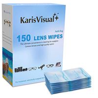 Lens Cleaning Wipes Glasses Lens Wipes Pre-moistened and Non-Scratching Eyeglass Wipes for Eyeglasses, Tablets, Camera Lenses, Screens 150 Individually