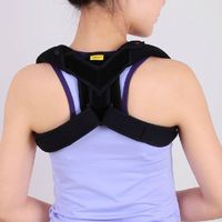 High Quality Kyphosis Correction Belt Scapula Fracture Fixed with Correct with Hunched Shoulders Correction (M: suit for chest circumference 70-90cm, black)