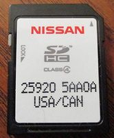 5AA0A 15 16 NISSAN CONNECT SD CARD LATEST UPDATE , NAVIGATION GPS MAP DATA , NAVTEQ , NA/NORTH AMERICA US CANADA 2015 2016 MURANO 25920-5AA0A