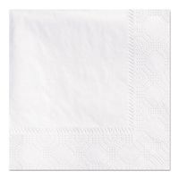 Hoffmaster Embossed 2-Ply Beverage Napkins, 9 1/2 x 9 1/2, White, Pack of 1,000 Napkins