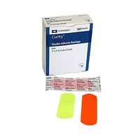 Covidien 44104 Curity Flex Bandge Neon Strips 1"x3" 50/Bx