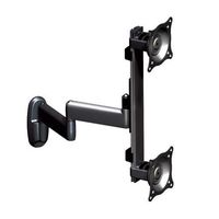 Chief KWD230B-Dual Arm Wall Mount, Vertical Dual Monitor