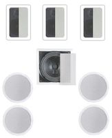 7.1 Home Theater Flush Inwall and Ceiling Speaker Package
