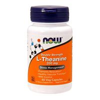 L-Theanine, 200 mg, 60 Vcaps by Now Foods (Pack of 3)