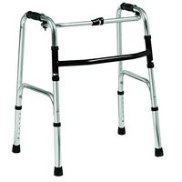 Elite Care ECWF01 Folding Lightweight Walker - Adjustable Height, Weighs only 4.8lbs