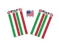 Made in The USA! 2 Packs of Flag-It Italy Flag Stickers, 100 Italian Sticker Decals
