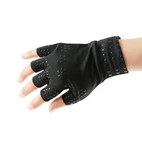 HighlifeS Arthritis Pain Relief Heal Joints Braces Supports Health Care Tool Gloves (Black)