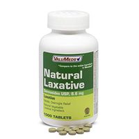 ValuMeds Senna Tablets (1000-Count) Natural Vegetable Laxative | Helps Relieve Gas, Bloating, Constipation, Irregularity | Promotes Bowel Movements, Safe Overnight Relief