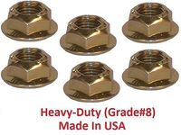 Torque Converter Nuts, fits A4LD C3 C4 C5 C6 AOD E4OD Heavy Duty 3/8"-24x0.34" E40D