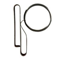 Zak Tool ZT52 Tactical Stealth Police Key Ring Holder (2.25-Inch Max), Black, 4-Pack