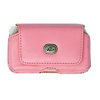 Insulin Pump Carrying Case/Pouch with Belt Clip (Size Large: L3.95" X W2.25" X D0.75") (H068 Pink)