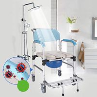 XIAOXIAO Bedside Commode, Domestic Night Toilet, Bath Chair, Wheelchair, Walker, Toilet Lift, Pregnant Woman, Patient, Elderly