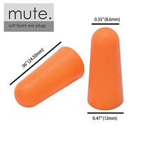 100 Pair Ear Plugs Memory Foam Soft NRR 33 Earplugs