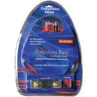 WHAMR-TWHAB4GANL * AMERICAN BASS 4 GAUGE WIRING KIT, ANL FUSE
