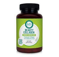 Nature's Instincts Beauty Collagen Supplement for Younger-Looking Skin with Hyaluronic Acid, 120Count