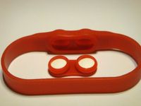 Aspirin Band (Wristband with Storage Chamber for Aspirin and Other Pills) (2-Pack)