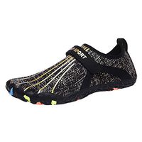 Men Quick Dry Barefoot Aqua Socks HAALIFE◕‿ Hook and Loop Water Sports Shoes Quick Dry Barefoot Swim Shoes