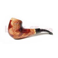 Smoking Pipe-wood/wooden Pipes Hand Carved Pipe Liana & Pouch Gift