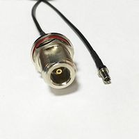 N female bulkhead to TS9 male plug RF Pigtail Jumper RG174 cable 20cm 8" NEW Good Quality Fast USA Shipping