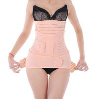 Eforstore 3 in 1 Postpartum Support Girdle Belt Breathable Elastic Postnatal Abdomen Recoery Band Gastric Belly Waist Pelvis Belts Sharper for Women and Maternity