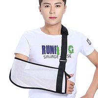 Breathable Arm Sling Fashion Sling Shoulder Sling for Men and Women，White
