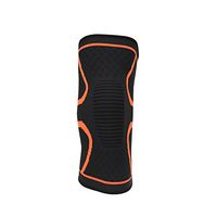 Knee Sleeve, Hovome Sponge Knee Sleeve Collision Avoidance Kneeling Kneepad Outdoor Climbing Sports Riding Protector Protection (Orange, L)