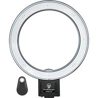 Diva Ring Light Nebula 18" LED Ring Light with DVE Bluetooth Shutter/Clicker for Smartphones and Tablets (Black Clicker)