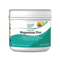 Pure Essence Labs Ionic Fizz Magnesium Plus - Calm Sleep Aid and Natural Anti Stress Supplement Powder - Raspberry Lemonade - 6.03oz