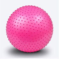 Massage Ball Thickened Explosion-Proof Early Education Tactile Ball Pregnant Woman Baby Fitness Yoga Ball, Pink 95cm