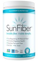 Tomorrow's Nutrition, SunFiber, Soluble Prebiotic Fiber Support for Digestive Wellness with Guar Gum, Vegan, 100% Gluten Free, 30 Servings (7.4 oz)