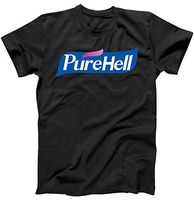 PureHell Social Distancing Coronavirus Hand Sanitizer T-Shirt Black XL