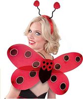 Lady Bug Kit - Includes Antennae Headband & Wings
