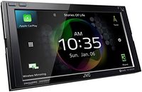 JVC KW-M855BW Compatible with Apple CarPlay, Wireless Android Auto Digital AV Receiver, High-Resolution Audio