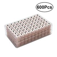 YOMIUP 600 Counts Ear Seeds Acupuncture Disposable Ear Press Vaccaria Plaster Bean Massagee Multi-Condition Ear Seeds Kit (10 Sheets)