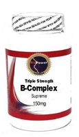 B-Complex 150mg Supreme Triple Strength 200 Capsules # BioPower Nutrition