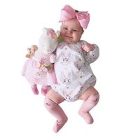 Sunbona Toddler Newborn Baby Boys Girls Easter Cartoon Rabbit Print Long Sleeve Romper Jumpsuit Outfits Clothes (Pink, 3M(0~3months))