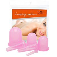 SPEQUIX 6PCS Face&Body Massage Cupping Silicone Vacuum Cup for Anti- Cellulite Pain Relief Pink Therapy Sets Collagen Stimulator Weigh Loss