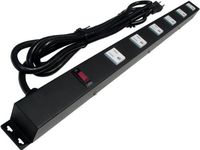 24" 6 Outlet Metal Power Strip