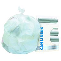 8300012 PT# Z4824LNR01 Liner Garbage Can 8-10gal Hd 8mic Rl 24x24" Ntrl 1000/Ca Made by Heritage Bag Company