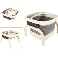 GQHZXCV Automatic Electric Foot Spa Bath, Rolling Vibration Heat Electric Oxygen Bubble Foot Massager for Relieve