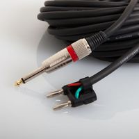 emb 1/4 inch to Banana-Real 16GA Patch Cable-50 Feet (QTB-16G