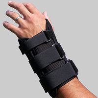 Alpha Medical Padded Night & Day Wrist Brace and Carpel Tunnel Sleep Support Hand Splint L3908 (X-Large: Left Hand)