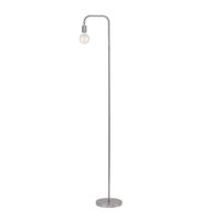 Globe Electric Holden 70" Floor Lamp, Brushed Steel, in-Line On/Off Foot Switch 67067