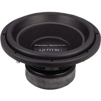 POWER ACOUSTIK GW3-12 Gothic Series 2ohm Dual Voice-Coil Subwoofer (12", 2,500 Watts) PET2
