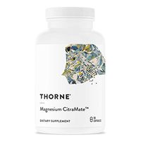 Thorne Research - Magnesium Citramate - Magnesium with Citrate-Malate to Promote Energy Production, Heart and Lung Function, and Metabolism of Sugar and Carbs - 90 Capsules