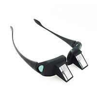 Valuu Lazy Glasses Bed Prism Glasses Lazy Spectacles Horizontal Glasses High Definition Glasses Prism Periscope Lie Down Eyeglasses for Reading and Watch TV in Bed Unisex