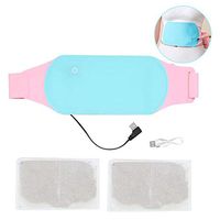 Canyita Heating Waist Belt, Adjustable USB Portable Wormwood Ultra-Thin Electric Warm Uterus Pad for for Menstrual Cramps Lower Back Stomach Pain Relief