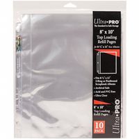 Ultra Pro 8.5"X11" Refill Pages 10/Pkg-For 8"X10" Photos Plastic